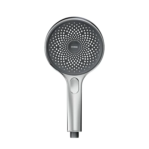 Oferta limitowana: Krobec głowica prysznicowa, prysznic ręczny duży 130 mm Ręczna głowica prysznicowa z 3 trybami natrysku, zestaw prysznicowy premium. Chrom z 176.92 zł na 176.92 zł (oszczędź 0.00%)