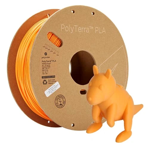 Limited offer: Polymaker Matte PLA Filament Sunrise Orange 1.75mm 1kg 3D Printing Filament, PolyTerra 3D Printer PLA Filament from 20.99 EUR to 18.89 EUR (save 10%)