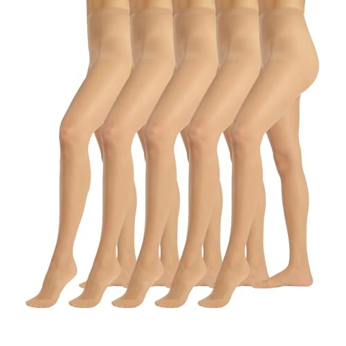 Offre limitée : PIKY PACK 5 PAIRES Collants Voile, Collant Transparent, Collants Femme, Bas Collant Femme | Naturel, Noir | | S, M, L, XL | Made in Italy (L, Naturel) de 12.55 € à 12.55 € (0.00% de remise)