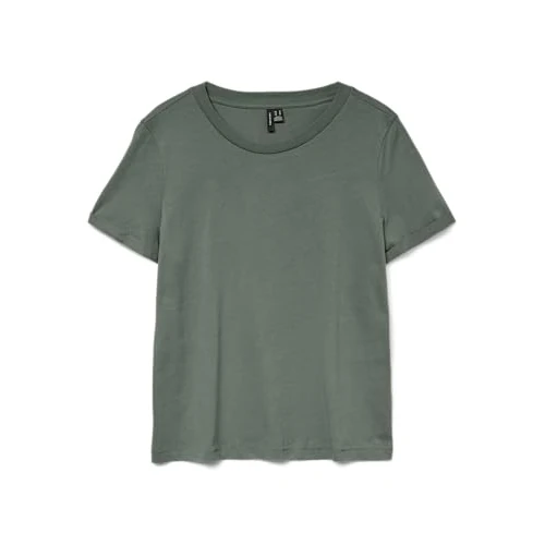 Offerta a tempo: Vero Moda Paula - Maglietta a Maniche Corte, Laurel Wreath, XL - 13% da 14.99 € a 12.99 €