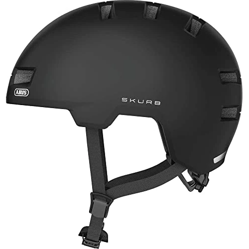 Offerta a tempo: ABUS Casco da città Skurb - Casco da bici robusto per l'uso quotidiano, il pattinaggio, la BMX o il longboarding - 29% da 69.95 € a 50.00 €