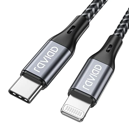 Offerta a tempo: RAVIAD Cavo USB C a Lightning 1M [Certificato MFi] Cavo iPhone USB Tipo C - 30% da 9.99 € a 6.99 €