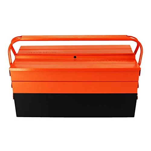 Fischer Darex - Metal tool box - rigid steel body - Payload 25 kg - Steel hinges - 5 compartments