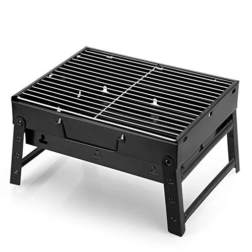 Zeitlich begrenztes Angebot: AGM Holzkohlegrill Picknickgrill Edelstahl Kleiner Grill Portable Campinggrill Abnehmbare BBQ Grills für Outdoor Garten Party von 19.79 € auf 19.79 € (0.00% Rabatt)