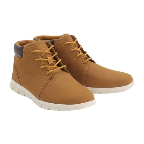 Oferta limitada: Timberland Graydon Chukka Basic Botas de Moda para Hombre, Amarillo (Wheat Nubuck), 41.5 EU de 125.00 EUR a 73.99 EUR (ahorro 41%)