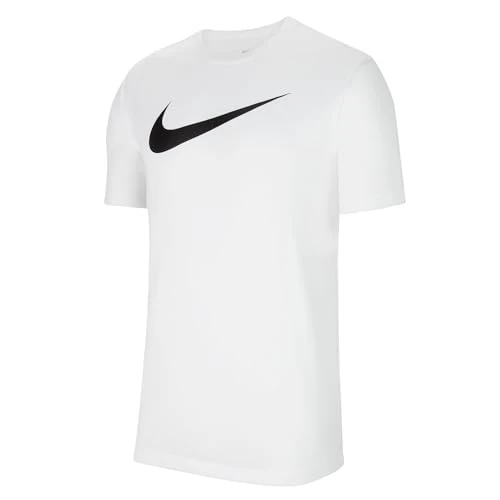 NIKE, Park 20, Camiseta De Manga Corta, Blanco Negro, S, Hombre