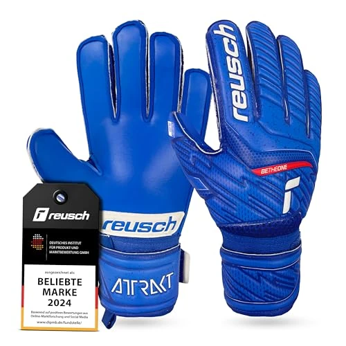 Tijdelijke aanbieding: Reusch Attrakt Silver Junior Voetbalhandschoenen voor kinderen met Expanse Cut van 21.51 EUR naar 14.36 EUR (korting 33%)