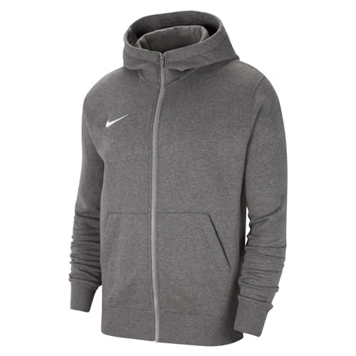 Nike Jungen Park 20 Kapuzenjacke, Kohle Heathr / Weiss, L EU