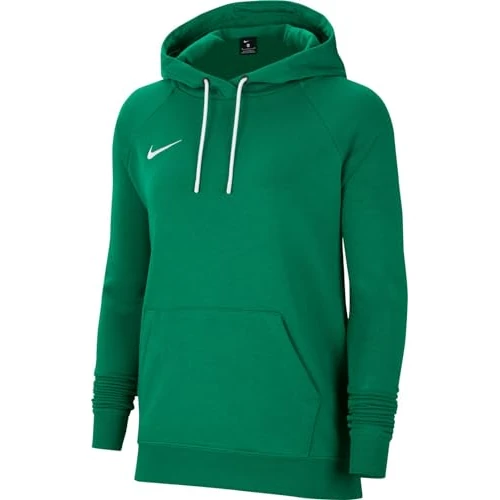 Nike Team Club 20 hoodie voor dames met capuchon voor dames, dennengroen/wit, M EU