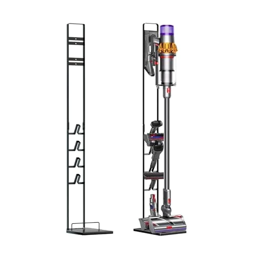 Offre limitee: MORANGO Porte-Aspirateur Dyson. Support de Rangement in Metallo Compatible avec Dyson V6/V7/V8/V10/V11/DC58/DC59/DC62/DC74. Support au Sol, Sans Perçage du Mur. de 32.58 EUR a 30.95 EUR (economie 5%)