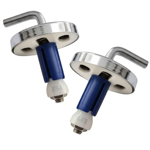 Offre limitée : HYDRO HOME Charnières réglables en acier inoxydable chromé brillant pour abattant WC thermodurcissable (Fixation supérieure) de 21.09 € à 21.09 € (0.00% de remise)