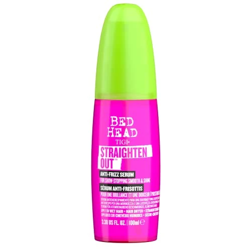 Limited offer: TIGI Bed Head Straighten Out Anti-Frizz Serum for Smooth and Shine, Sulfate-Free Styling Serum for All Hair Types from 14.97 EUR to 14.97 EUR (save 0%)