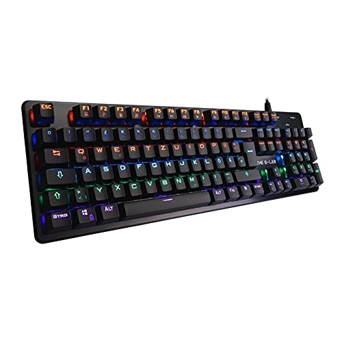 Oferta limitada: THE G-LAB Keyz Carbon V3 Teclado mecánico para Juegos QWERTZ Interruptores Azules, Teclado LED Multicolor para Juegos con retroiluminación, antighosting, PC/PS4/PS5/Xbox One/Xbox Series X de 35.75 € a 35.75 € (ahorro 0.00%)