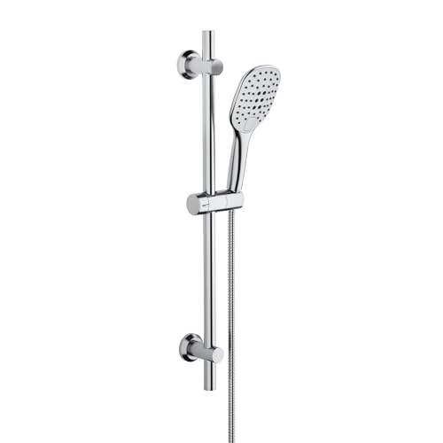 JOHO Colonna Doccia Senza Miscelatore, Asta Doccia a Parete INOX 70 cm con Doccetta a 3 Getti (HB1210CP)