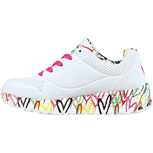 Skechers Uno Lite Lovely Luv, Zapatillas de Deporte Niñas