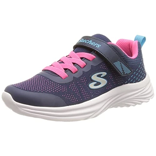 Limited-time offer: Skechers Girl's Dreamy Dancer Radiant Rogue Trainers, Navy & Hot Pink Mesh/Multi Trim, 3 UK from 39.00 £ to 24.22 £ (save 38%)