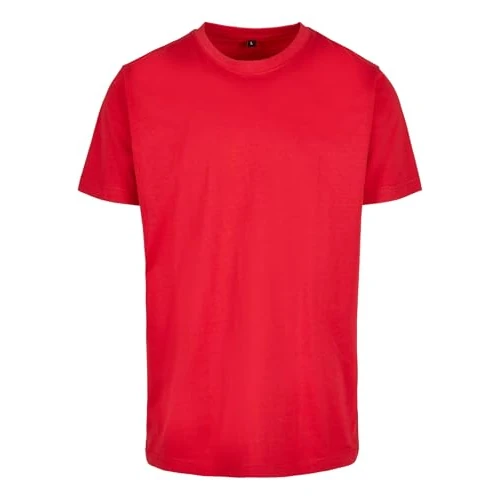 Zeitlich begrenztes Angebot: Build Your Brand Herren T-Shirt Round Neck, Männer Basic T-Shirt mit Rundhalsausschnit, Regular Fit, Baumwolle, Cityred, 3XL von 11.60 € auf 11.60 € (0.00% Rabatt)