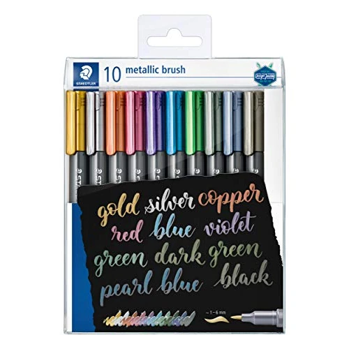 Tijdelijke aanbieding: STAEDTLER 8321 TB10 metallic pennen, portemonnee van 10 verschillende kleuren van 13.87 € naar 13.87 € (0.00% korting)