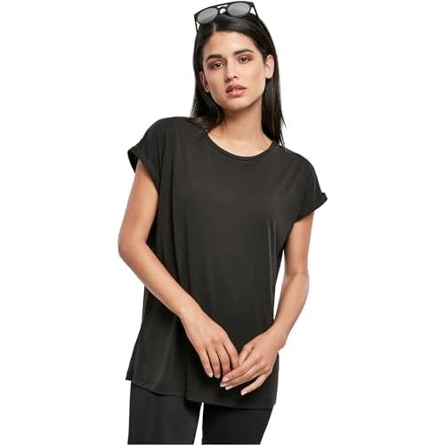 Zeitlich begrenztes Angebot: Urban Classics Damen T-Shirt Ladies Modal Extended Shoulder Tee, lang geschnittenes T-Shirt, erhältlich in vielen Farbvarianten, Größen XS-5XL von 24.90 € auf 23.62 € (5% Rabatt)