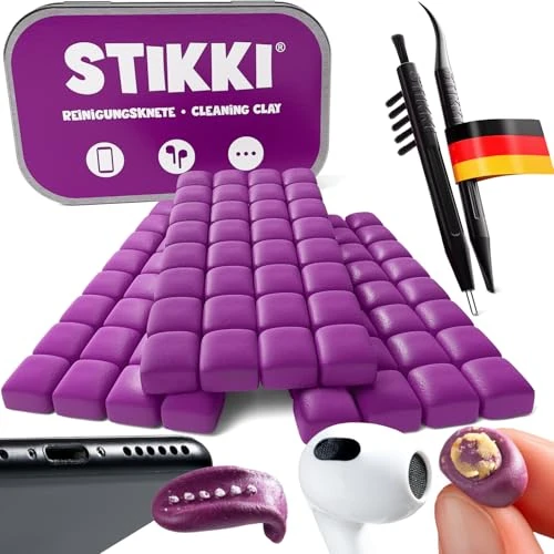 Offre limitee: STIKKI® Pâte de Nettoyage avec stylos Multifonctions – pour téléphone Portable, Smartphone, écouteurs et Bien Plus Encore, Le kit de Nettoyage Professionnel de 13.95 EUR a 13.95 EUR (economie 0%)