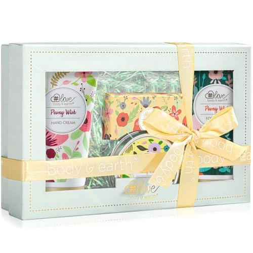 Tijdelijke aanbieding: Body & Earth Love Handcrèmes Geschenkset voor Dames, 4 Pack Mini Rosen Duftende Handcrème, Voetcrème, Kers, Zeep voor Trockene Rissige Hände Voetverzorging, Geschenk voor Moederdag, Moederdag Geschenk van 17.48 EUR naar 17.48 EUR (korting 0%)