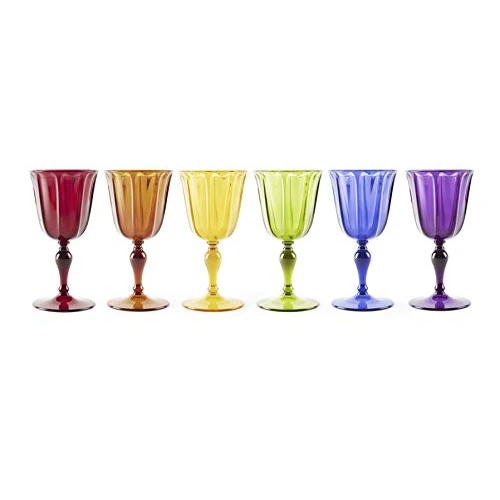 Offre limitée : Excelsa Lot de 6 verres Country Color Multicolor de 64.44 € à 39.99 € (38% de remise)