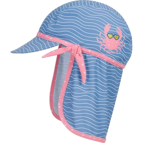 Limited-time offer: Playshoes Girls UV protection hat cancer 461298, 780 - Blue/Pink, 53 from 17.99 £ to 17.99 £ (save 0.00%)