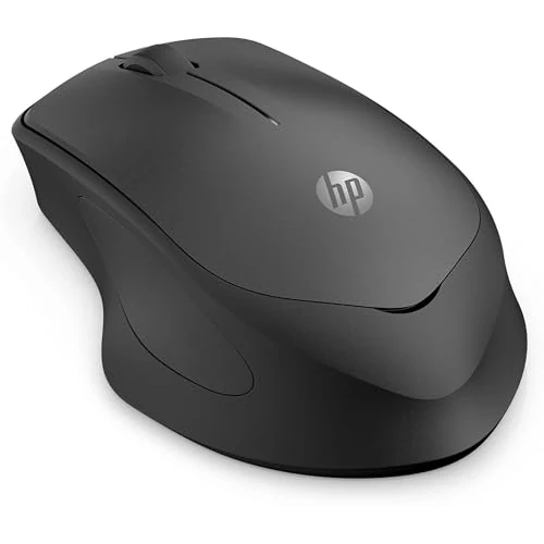 Offerta a tempo: HP 280M Mouse Silent Wireless, Tecnologia LED Blu, Riduzione Rumore fino a 90%, 3 Pulsanti, Rotella di Scorrimento, Design ergonomico, Dongle Ricevitore USB-A Incluso, Nero - 30% da 23.99 € a 16.90 €