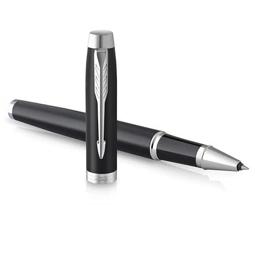 Oferta limitada: Parker IM Bolígrafo roller | negro mate con detalles cromados | punta fina con tinta negra | caja para regalo de 26.07 € a 20.59 € (ahorro 21%)