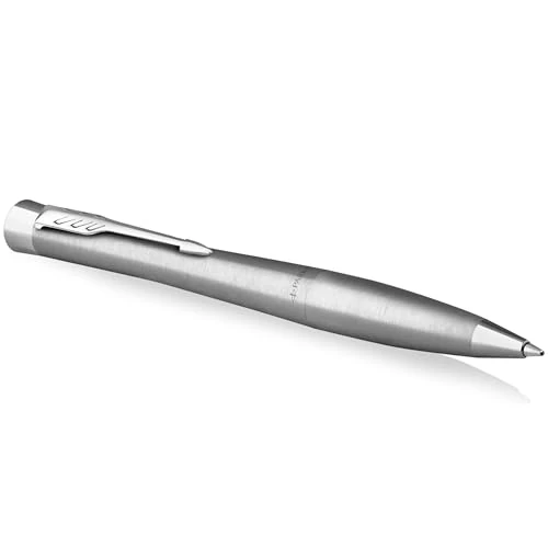Limited-time offer: Parker Urban Twist Ballpoint Pen | Metro Metallic with Chrome Trim | Medium Point Blue Ink Refill | Gift Box from 23.39 £ to 16.79 £ (save 28%)