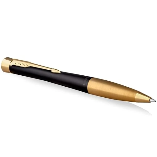 Limited-time offer: Parker Urban Twist Ballpoint Pen | Muted Black with Gold Trim | Medium Point Blue Ink Refill | Gift Box from $32.57 to $32.57 (save 0.0%)