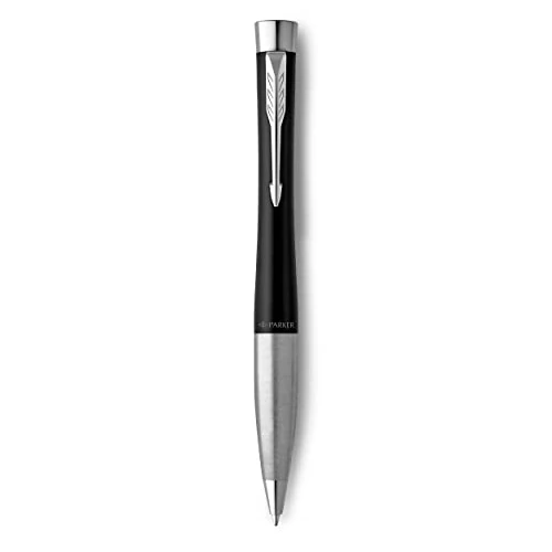 Limited-time offer: Parker Urban Twist Ballpoint Pen | Muted Black with Chrome Trim | Medium Point Blue Ink Refill | Gift Box from 32.75 GBP to 25.95 GBP (save 21%)