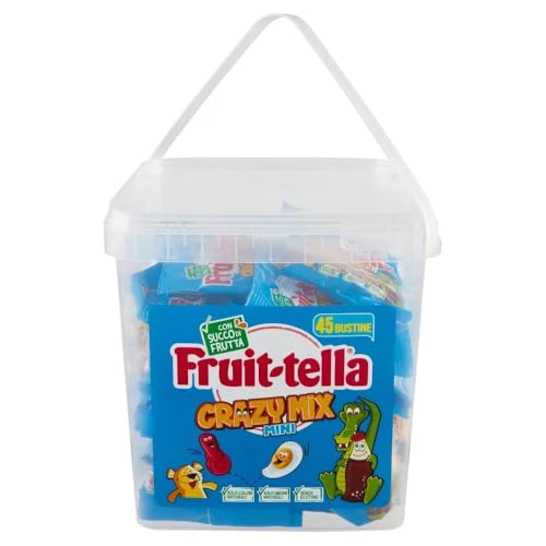 Offerta a tempo: Fruittella Crazy Mix Jar Caramelle Gommose Gusti Assortiti con Succo di Frutta — 21% da 19,99 € a 15,89 €