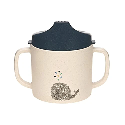 Oferta limitada: LÄSSIG Taza para sorber Vaso para niños con asa y tapa extraíble 150 ml/Sippy Cup PP/Cellulose Little Water Whale de 9.19 € a 9.19 € (ahorro 0.00%)