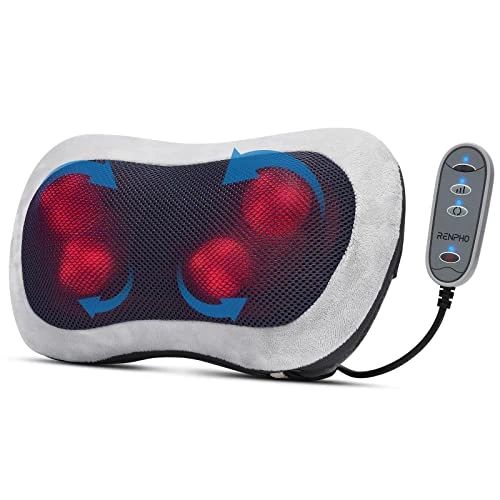Offerta a tempo: RENPHO Cuscino Massaggiante, Massaggiatore Cervicale, Schiena e Collo - 15% da 52.99 € a 44.99 €