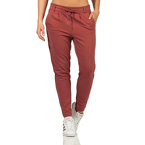 Limitiertes Angebot: ONLY Damen Onlpoptrash Life Easy Col Pant PNT Noos Regular Fit Hose Mit Kordelzugverschluss Für Lounge Und Freizeit, Apple Butter,XS / 30L von 39.99 EUR auf 22.43 EUR (Spare 44%)