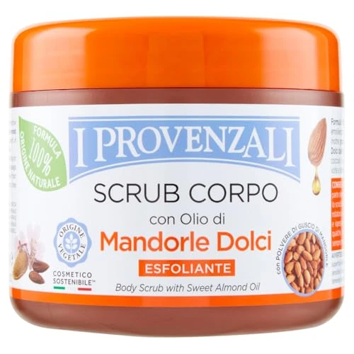 I PROVENZALI SŁODKIE migdały SCRUB CIAŁO WYCIĄGNIAJĄCE JASZ 600 GRAMÓW