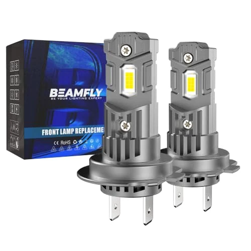 Tijdelijke aanbieding: H7 LED Koplampen 12000LM, BEAMFLY Auto Hoge/Lage Lichtbundel Lampen 12V 80W, 6000K Wit van 25.99 € naar 25.99 € (0.00% korting)