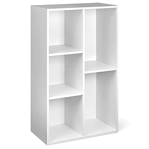 Zeitlich begrenztes Angebot: Amazon Basics Bücherregal mit 5 Fächern, Weiß, 50 x 24 x 80 cm von 39.99 € auf 39.99 € (0.00% Rabatt)