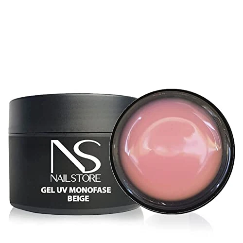 Offerta a tempo: Nail Store - Gel UV LED Costruttore Monofasico Cover Beige – Builder Camouflage - Media Densità - Autolivellante – Facile Lavorabilità – Adatto per Ricostruzione Unghie e Refill (30 g) - 0.00% da 16.99 € a 16.99 €