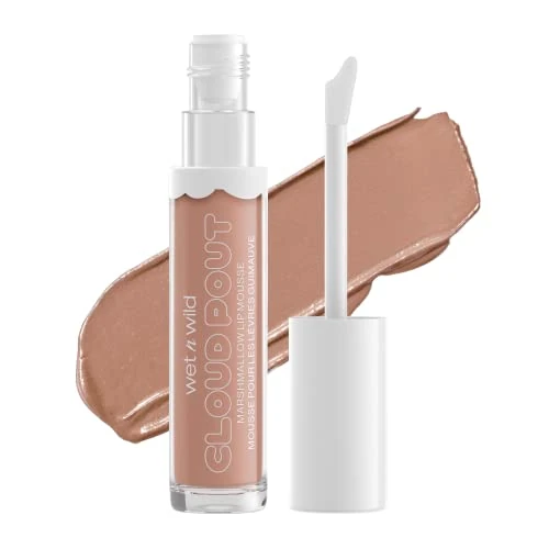 Limited-time offer: Markwins wet n wild, Cloud Pout Marshmallow Lip Mousse, Matte Liquid Lipstick, Non-Drying and Long-Lasting Formula, with Argan Oil, Avocado Oil and Vitamin E, Fluffernutter from 5.29 £ to 3.49 £ (save 34%)