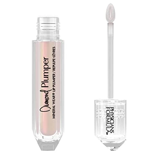 Offerta a tempo: Physicians Formula, Diamond Plumper, Volumizzante Labbra con Formula Idratante, Nutriente e Rimpolpante, Lucidalabbra con Polvere di Diamanti per una Brillantezza Estrema, Light Pink Princess Cut - 46% da 10.99 € a 5.90 €