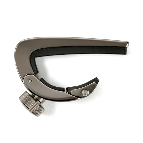 Offerta a tempo: DUNLOP - DPCGM PIVOT CAPO GUN METAL, Capotasto Dunlop con Meccanico a Perno Autocentrante Brevettato, Finitura Gun Metal - 0.00% da 27.00 € a 27.00 €