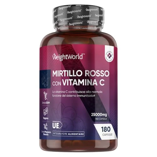 Offre limitée : Cranberry Gelules 50000mg 200mg Vitamine C, 180 Gélules Vegan Pour 3 Mois d’Approvisionnement, Extrait Canneberge et Vit C, Sans OGM et Sans Stearate De Magnesium de 17.99 EUR à 17.99 EUR (remise 0%)