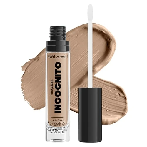 Oferta limitada: Wet n Wild, Megalast Incognito Full-Coverage Concealer, Corrector Ricamente Pigmentado, Cobertura Media a Completa, Acabado Mate, Fórmula Nutritiva e Hidratante con Manteca de Karité, Medium Golden de 4.70 € a 4.70 € (ahorro 0.00%)