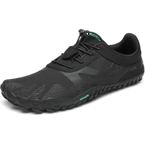 Offerta a tempo: SAGUARO Scarpe Barefoot Minimaliste Uomo Donna Traspiranti Scarpe da Scogli Comode Leggere Scarpette Multisport per Trekking Trail Running Sport Acquatici Palestra, Nero 39 EU - 5% da 42.29 € a 39.99 €