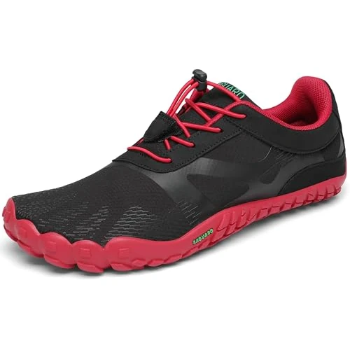 Offerta a tempo: SAGUARO Scarpe Barefoot Minimaliste Uomo Donna Traspiranti Scarpe da Scogli Comode Leggere Scarpette Multisport per Trekking Trail Running Sport Acquatici Palestra, Rosso Rubino 45 EU - 15% da 46.99 € a 39.99 €