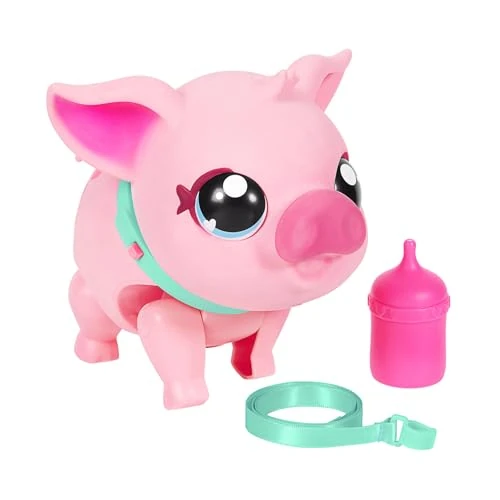 Limited-time offer: Little Live Pets - My Pet Pig | Soft and Jiggly Interactive Toy Pig That Walks, Dances and Nuzzles. 20+ Sounds & Reactions. Batteries Included. For Kids Ages 4+. from 24.99 GBP to 15.67 GBP (save 37%)