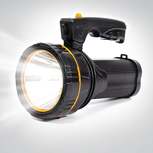 Offerta a tempo: MAYTHANK Torcia Led Alta Potente Professionale USB C Ricaricabile a Batteria 10000mAh, Grande Torcia Potenza 10000 lumen,Lunga distanza 800 metri,con manico/Cinghia,Portatile,Impermeabile - 0.00% da 32.99 € a 32.99 €