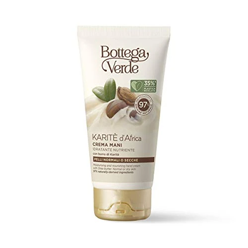 Offerta a tempo: Bottega Verde - Crema Mani Karitè d'Africa, 75 ml, Idratante e Nutriente, con Burro di Karitè Puro, Trattamento Protettivo per Pelli Normali o Secche - 64% da 14.00 € a 4.99 €